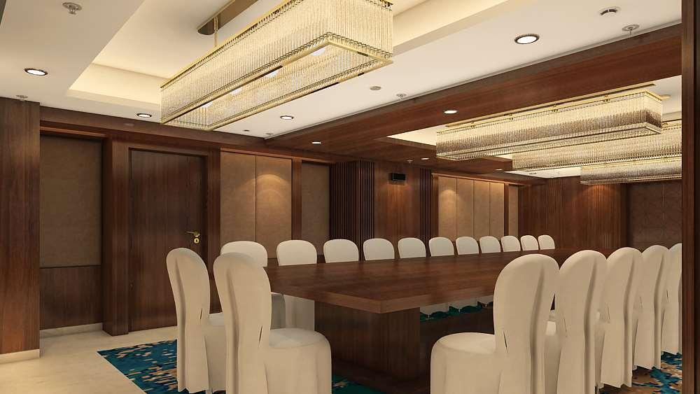 Radisson Blu Towers Kaushambi Delhi Ncr Hotell Ghaziabad Bekvämligheter bild The interior of the meeting room